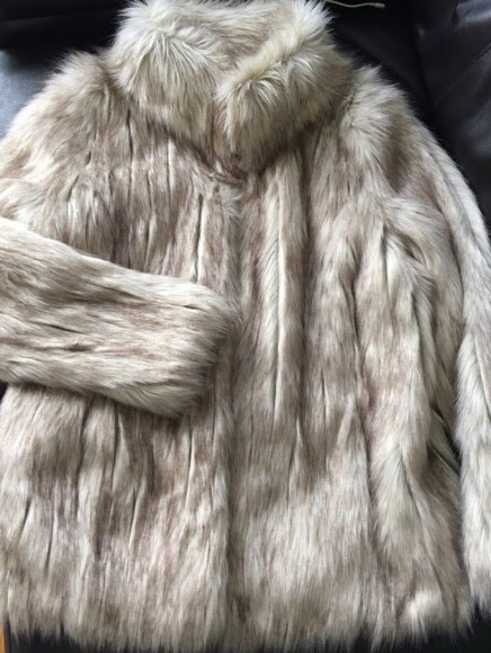 REFUCED&RELISTED*TOPSHOP VINTAGE FAUX FUR BOHO COAT - Picture 5 of 5